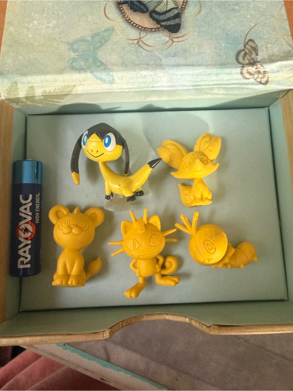 Yellow Pokemon Figurine Set - 5-Piece Collectible Characters